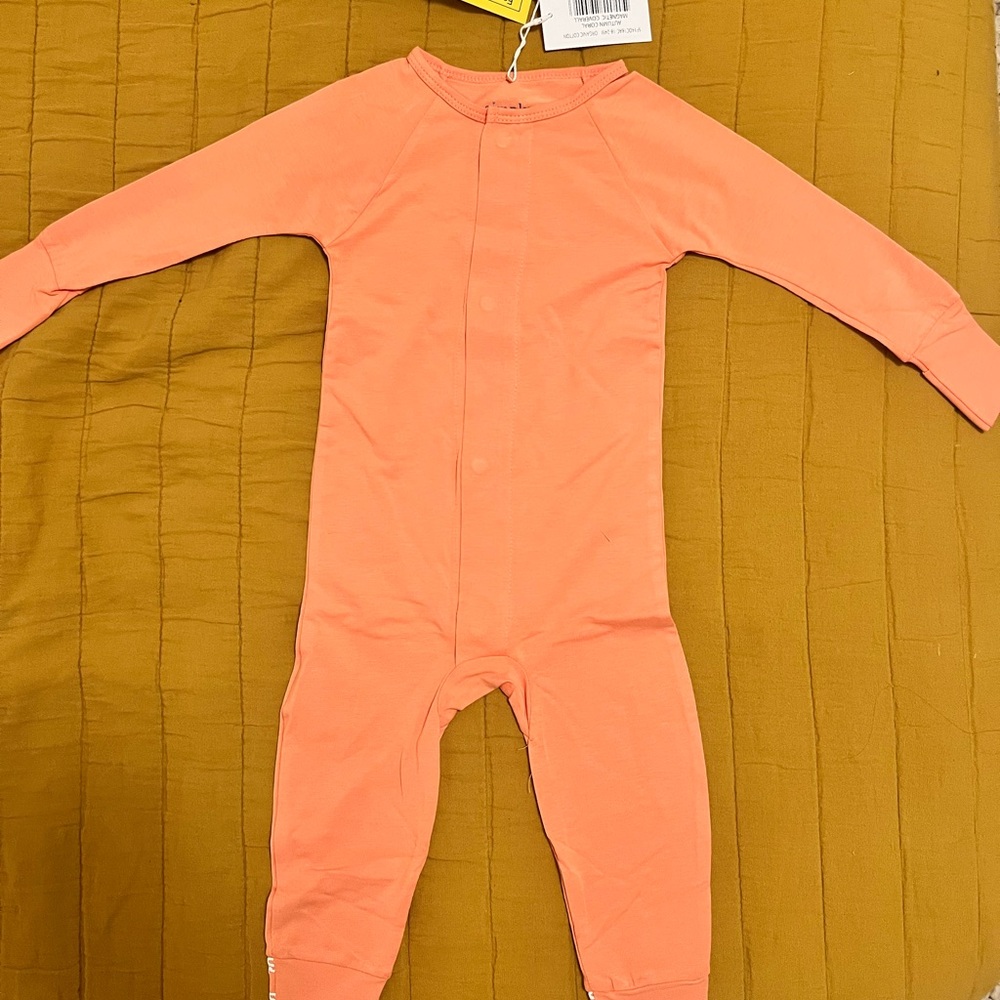 Magnetic Me Coral coveralls 18-24M